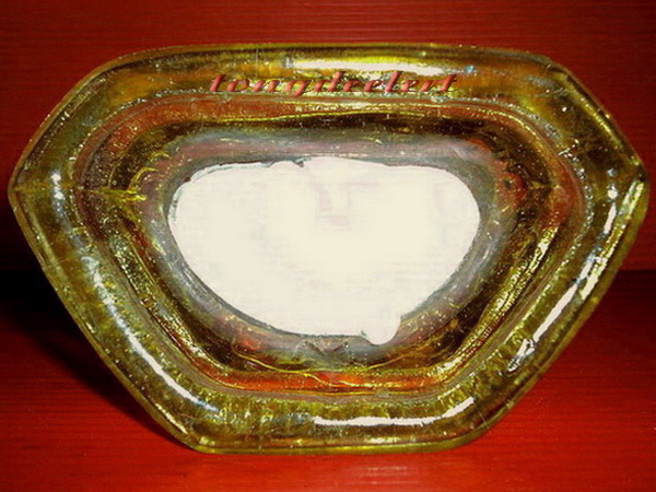 พระแก้ว 25 พุทธศตวรรษ สีเหลือง หน้าตัก 3 นิ้ว สวยมากค่ะ