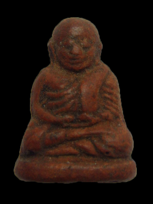 รูปหล่อหลวงพ่อเงิน เนื้อดินเก่าไม่ทราบวัด