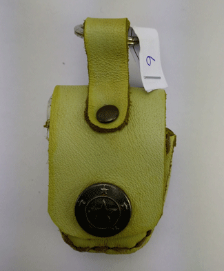 กระเป๋าใส่กล้องส่องพระ ทำจากหนัง "no.6"