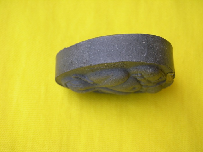 พระปิดตาหลวงพ่อเกษมฝังตะกรุดเงินตอกโค๊ตปี36 รุ่นจันทร์เพ็ญ