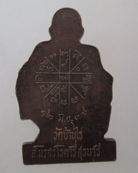 20 บาท เหรียญปั๊มตัดชิดหลวงพ่อคูณ วัดบ้านไร่