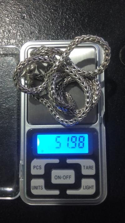 สร้อยเงินแท้หนัก3บาทกว่า(มือ2)