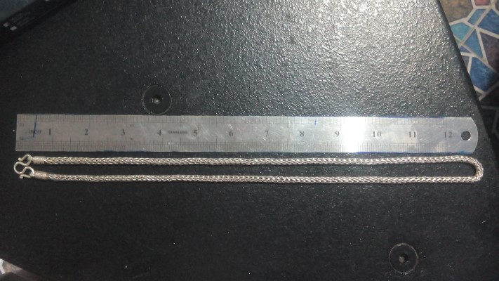 สร้อยเงินแท้หนัก3บาทกว่า(มือ2)