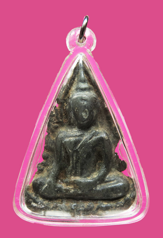 พระพุทธชินราช กรุวัดเขาสมอแครง เนื้อชินเงิน