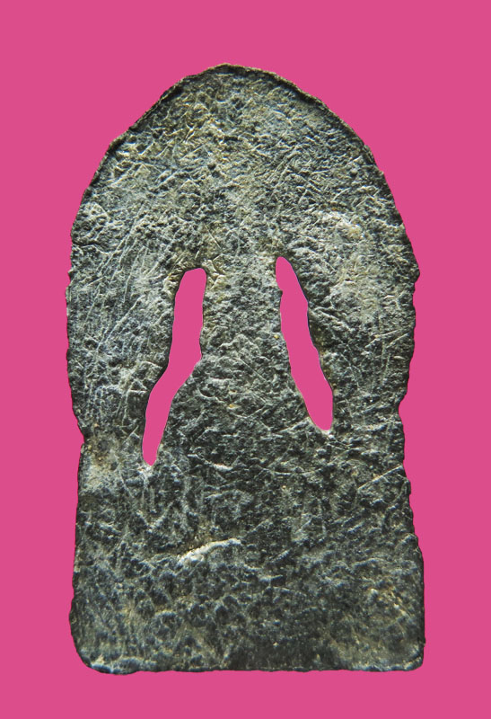 พระซุ้มโพธิ์บังลังค์ (ขุนแผนแหวกม่าน(บางท่านเรียก)) เนื้อชินเงิน กรุวัดราชบูรณะ อยุธยา