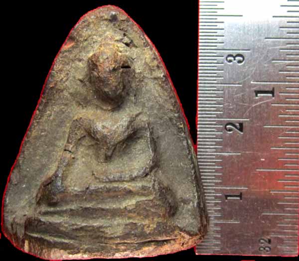 พระโป้เนื้อดำ ปีกกว้าง พระกรุ..กรุงเก่าอยุธยา...