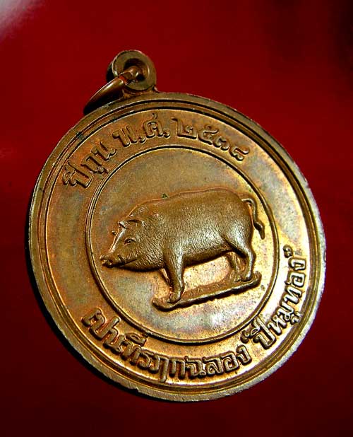 เหรียญหมู 2 หน้า หลวงพ่อสาคร