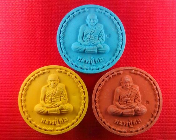 (((เคาะเดียว..ครบชุด)))..พระผงหลวงปู่ทิม วัดพระขาว รุ่นสร้างมณฑป ปี 2550 (ทันหลวงปู่ทิมปลุกเสก)