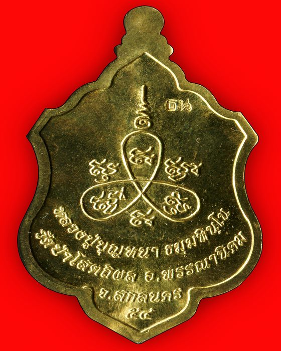 เหรียญ "หลวงปู่บุญหนา" วัดป่าโสตถิผล จ.สกลนคร ปี 2554(เคาะเดียว)
