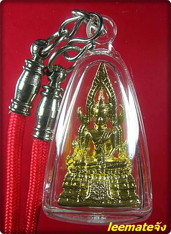 พระพุทธชินราชพร้อมเชือกแดงและใบคาถาวัดศาลพันท้ายนรสิงห์เดิมเดิมจากวัดน่าเก็บครับ1 