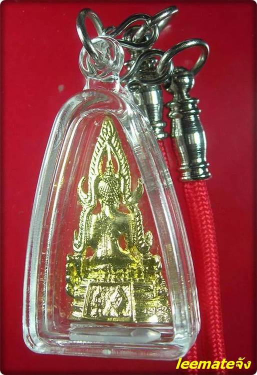 พระพุทธชินราชพร้อมเชือกแดงและใบคาถาวัดศาลพันท้ายนรสิงห์เดิมเดิมจากวัดน่าเก็บครับ1 