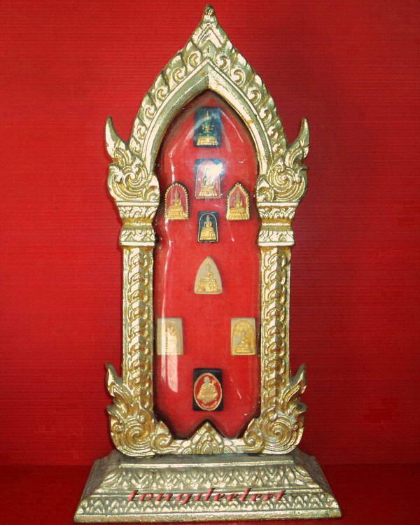 พระชุดมหาปฏิมากรทั้ง 9 พระองค์ หลวงพ่อสีนวล วัดทุ่งสาธิต สวยสมบูรณ์มากค่ะ