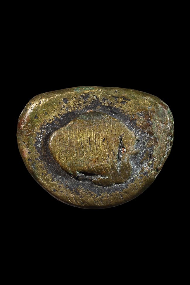 พระหล่อโบราณหลวงพ่อเงิน พิมพ์นิยม รุ่น ระฆัง วัดทุ่งน้อย ปี 50