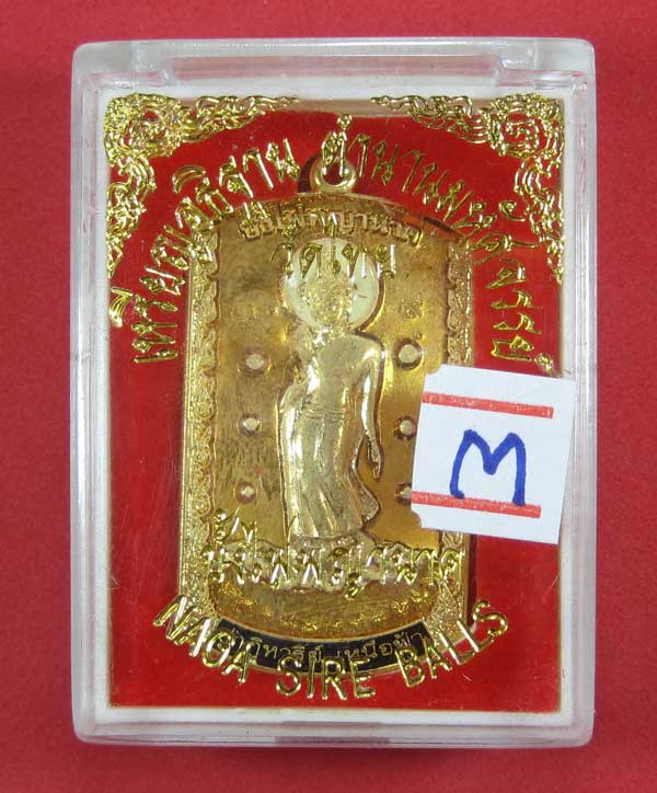 วัดใจเหรียญอธิฐานตำนานมหัศจรรย์วัดไทยเมืองบั้งไพพญานาค อ.โพนพิสัย จ.หนองคาย ปรางลีลาลงยา3 สีหน้า-หลั
