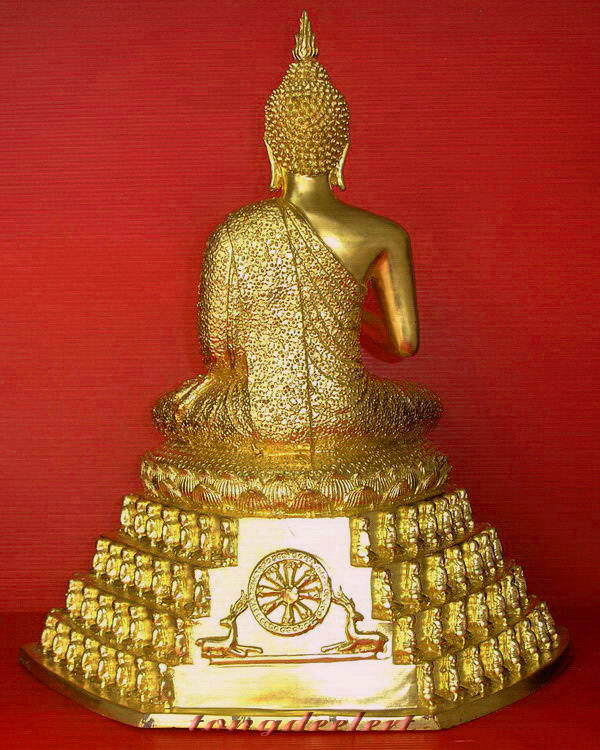 พระบูชาปางประทานพร ฐานพระอัครสาวก หน้าตัก 9 นิ้ว ปิดทอง สวยมากค่ะ