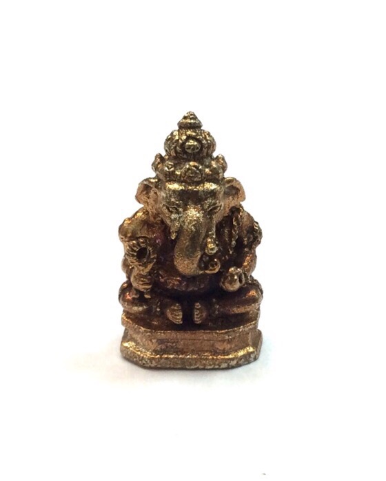 พระพิฆเนศ รุ่น 100 ปี พระราชวังสนามจันทร์ ปี50 เนื้อนวโลหะ No.60 กล่องเดิม สำนักพระราชวังจัดสร้าง