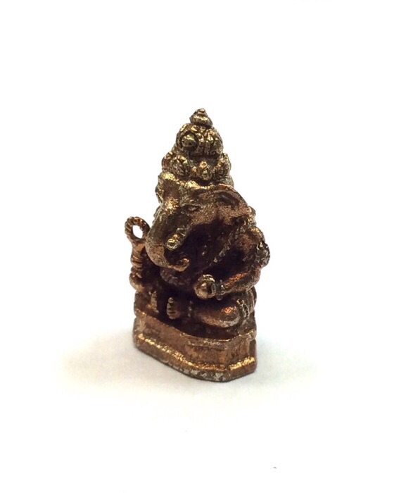 พระพิฆเนศ รุ่น 100 ปี พระราชวังสนามจันทร์ ปี50 เนื้อนวโลหะ No.60 กล่องเดิม สำนักพระราชวังจัดสร้าง