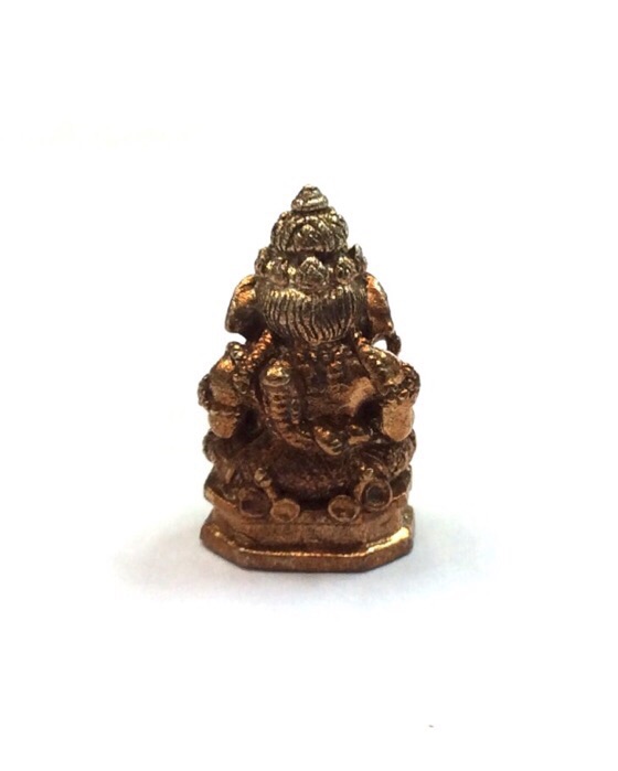 พระพิฆเนศ รุ่น 100 ปี พระราชวังสนามจันทร์ ปี50 เนื้อนวโลหะ No.60 กล่องเดิม สำนักพระราชวังจัดสร้าง