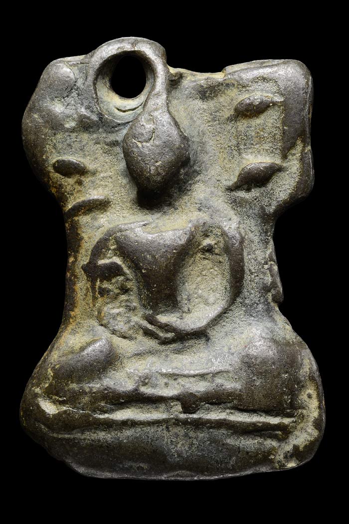   พระมเหศวร พิมพ์เล็กนิยม เนื้อชินเงิน กรุวัดพระศรีฯ สุพรรณบุรี