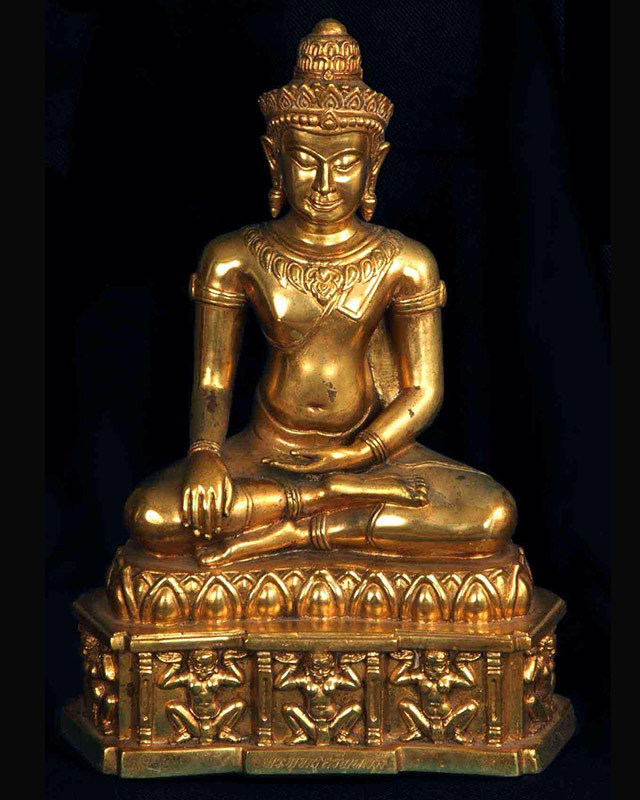 พระพุทธศรีพนมรุ้ง หลวงพ่อทิพย์ วัดโพธิ์ทอง จ.บุรีรัมย์ พิธีปลุกเสกโดยหลวงปู่ทิม วัดละหารไร่ กะไหล่ทอ