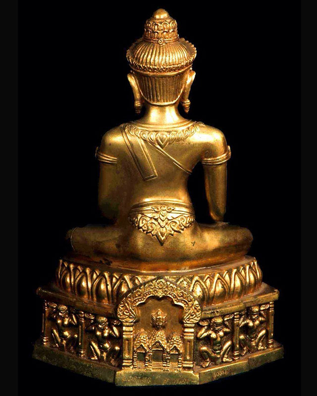 พระพุทธศรีพนมรุ้ง หลวงพ่อทิพย์ วัดโพธิ์ทอง จ.บุรีรัมย์ พิธีปลุกเสกโดยหลวงปู่ทิม วัดละหารไร่ กะไหล่ทอ