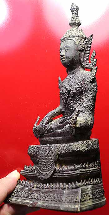 *พระบูชารัตนโกสินทร์ ทรงเครื่อง ตัก ๓ นิ้ว สวยคลาสสิค*