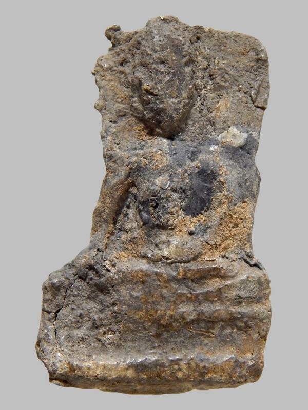 พระมเหศวร พิมพ์ใหญ่ เนื้อชินเงิน กรุวัดพระศรีรัตนมหาธาตุ จ.สุพรรณบุรี 