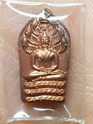 ปรกใบมะขาม รุ่นทานบารมี 83 ปี หลวงปู่คำพันธ์ วัดธาตุมหาชัย จ.นครพนม 