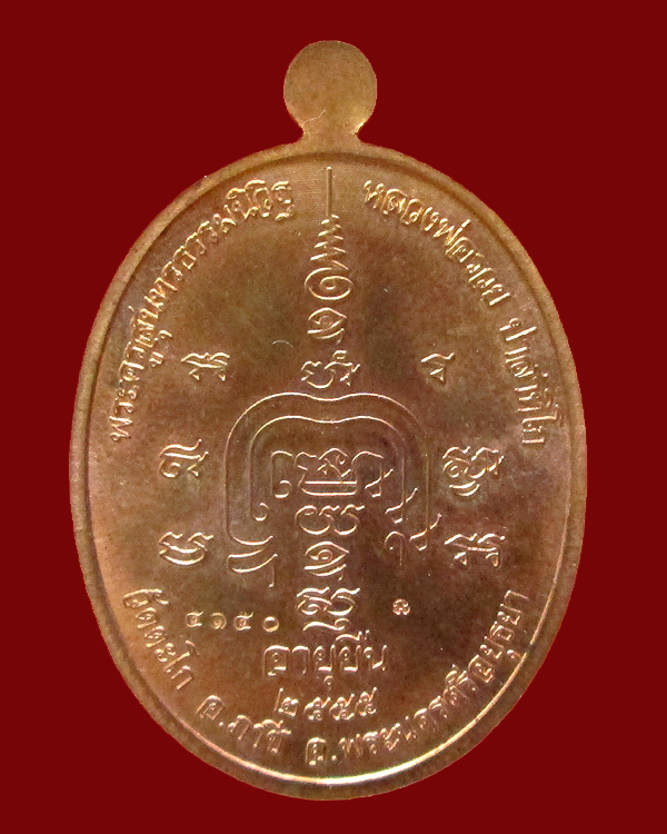 เหรียญหลวงพ่อรวย วัดตะโก จ.อยุธยา รุ่นอายุยืน เพิ่มบารมี บล็อกวงเดือน