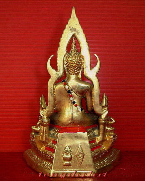 พระพุทธชินราชบูชา ขนาดเล็ก กะไหล่ทอง สวยมากค่ะ