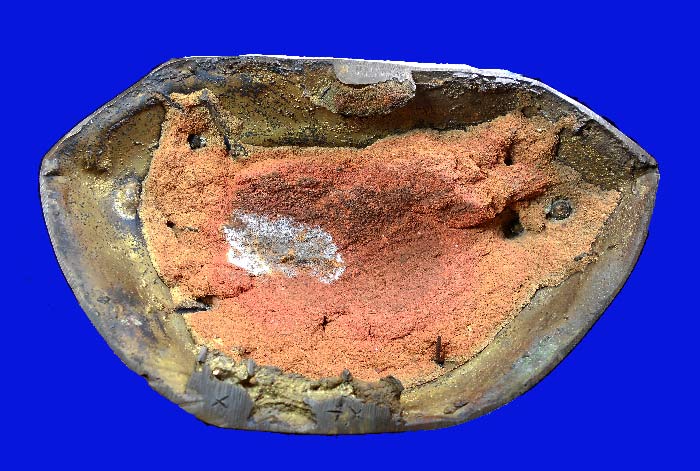 พระบูชารัชกาล (ปลาย) ปางสมาธิ บัวสองชั้น พระเกศเปลวเพลิง ก้นอุดดินไทย เนื้อทองเหลือง