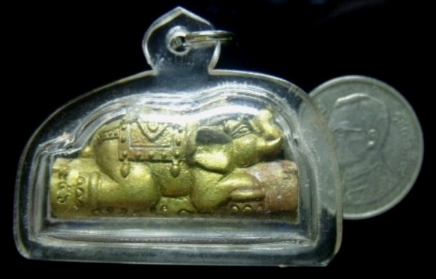 **วัดใจ**ตะกรุดข้อมือคชสาร (อำนาจบารมี มีโชคลาภ มหาเสน่ห์) หลวงพ่อเปิ่น วัดบางพระ จ.นครปฐม**