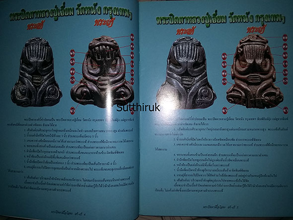 หนังสือ ข้อแตกต่างระหว่าง พระปิดตา เนื้อโลหะ แท้-เก๊