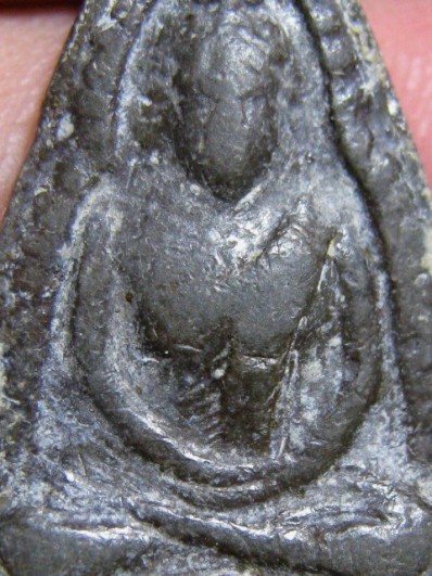 พระพุทธชินราชหลวงพ่อเงิน เนื้อชินตะกั่ว วัดดอนยายหอม จ.นครปฐม สภาพพอใช้ ดูง่าย