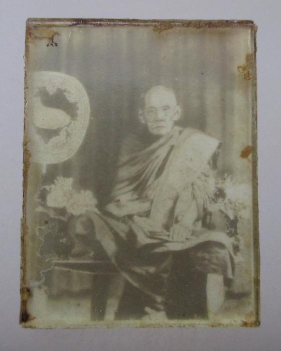 รูปเก่าหลวงปู่เขียน วัดสำนักขุนเณร จ.พิจิตร (กรอบกระจก)