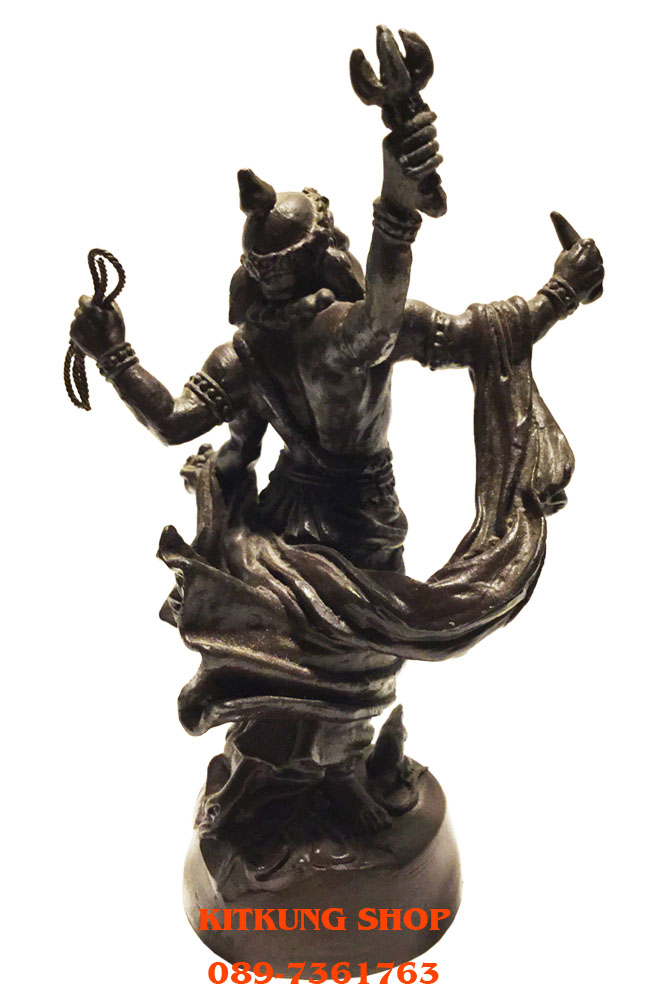 พระพิฆเณศปางมหาเทพศิลปะของแผ่นดิน 3.9 นิ้ว (๑๐๔๐)