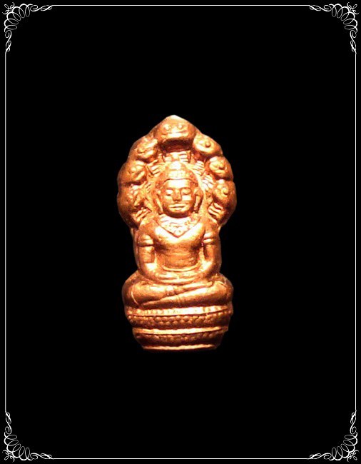 พระนาคปรกใบมะขาม เนื้อทองแดง หลวงพ่อสาคร วัดหนองกรับ จังหวัดระยอง ปี2553