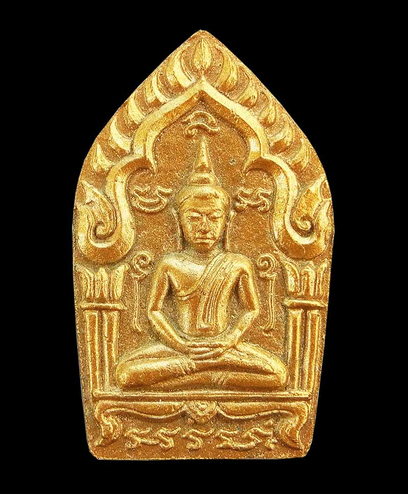 พระขุนแผนผงพรายกุมาร พิมพ์ใหญ่โรยพลอย รุ่นพรายทอง หลวงพ่อสาครปลุกเสก ออกวัดหมอมุ่ย