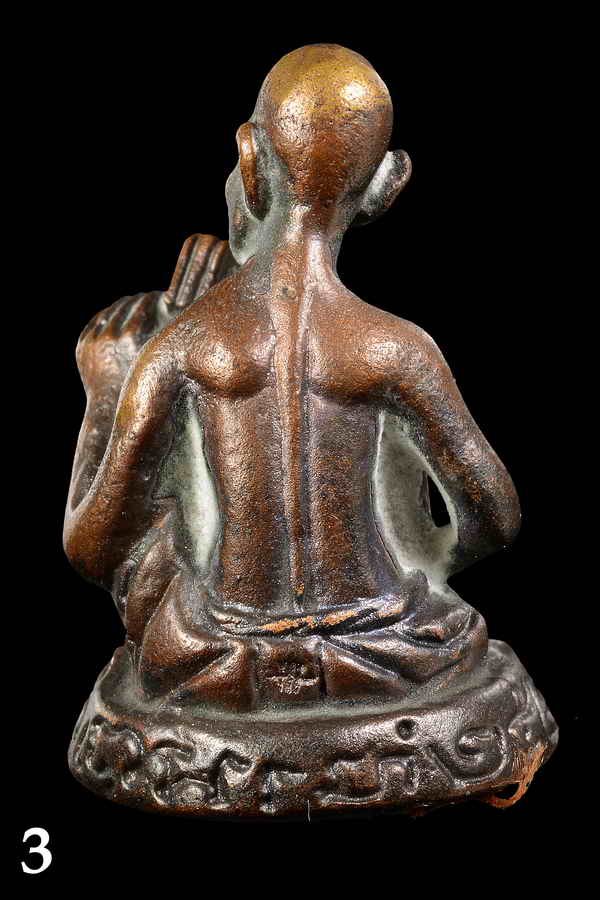 รูปหล่อนับแบงค์ ปี25 หลวงปู่สรวง เทวดาเล่นดิน