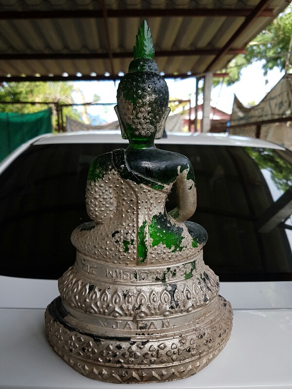 พระแก้ว 25 ศควรรษ บล็อค เจแปน นิยม กะไหล่เงินเดิมๆๆ หน้าตัก 5 นิ้ว สูง 11 นิ้ว