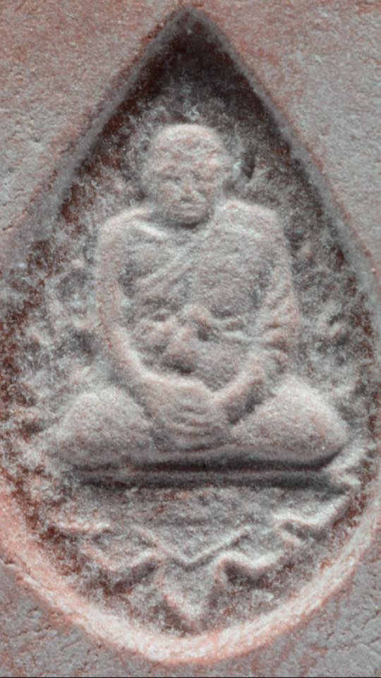 พระหางหมาก พิมพ์นิยมสุด ฐานจุด-ข้างขีด หลวงพ่อฤาษีลิงดำ วัดท่าซุง สภาพสวยแชมป์