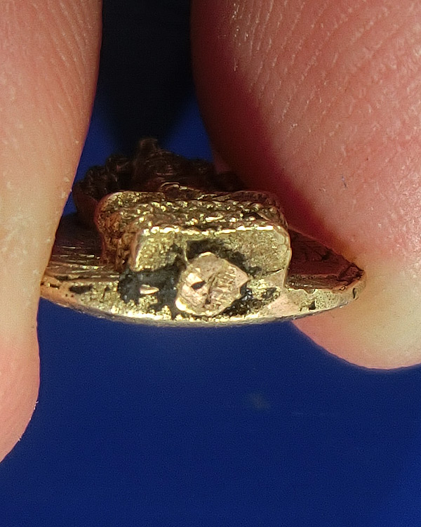 พระนาคปรกโพธิ์ นาคปรก7เศียร พิมพ์เล็ก ท่านเจ้าคุณนรฯ ปี 2513 กะไหล่ทองเก่า