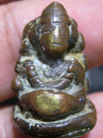 อุปคุตเขมร เนื้อทองผสม เนื้อจัด ดูง่าย มาพร้อมบัตรรับรองความแท้