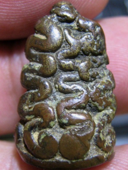 อุปคุตเขมร เนื้อทองผสม เนื้อจัด ดูง่าย มาพร้อมบัตรรับรองความแท้