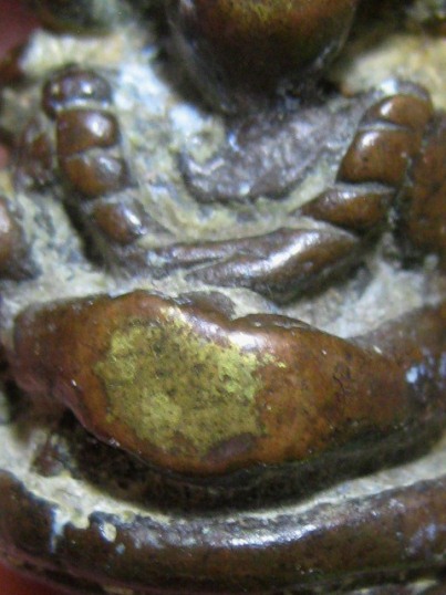 อุปคุตเขมร เนื้อทองผสม เนื้อจัด ดูง่าย มาพร้อมบัตรรับรองความแท้