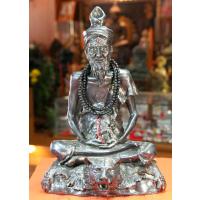 หลวงพ่อประโมท พ่อปู่ฤาษีตาไฟ 9 นิ้วเนื้อโลหะผสมรมดำ