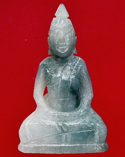 หยกแกะ สิงห์ 1 รุ่นแรก วัดพระสิงห์ เชียงราย ฐานกว้าง 1.5 ซ.ม.สูง2.5 ซ.ม.