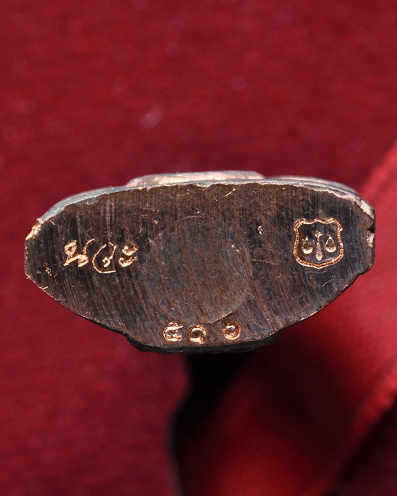 พระกริ่งพระพุทธโสธร รุ่นมหามงคลย้อนยุค ปี2555 เนื้อนวะ 