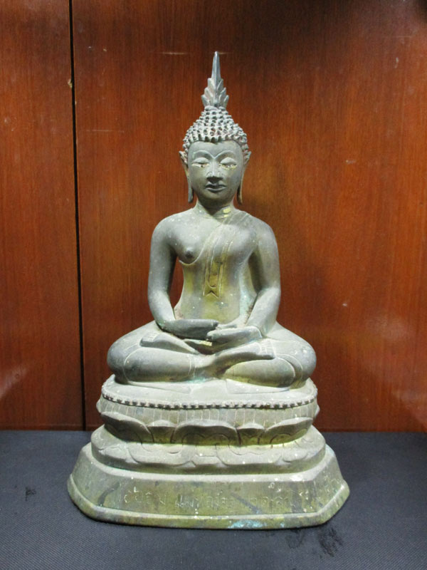 พระบูชารัชกาลปางสมาธิ หน้ตัก5นิ้ว ยุคปลาย ปี2502 สภาพสวยตามุกดินไทย