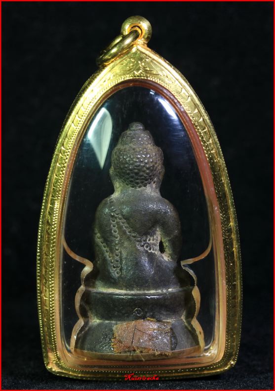 พระกริ่งมงคลมหาเศรษฐีเนื้อนวะก้นทองแดง No.531 = 9 พร้อมกล่องเดิมๆ”พิเศษติดเกศาและจีวร ครับ” พร้อมเลี